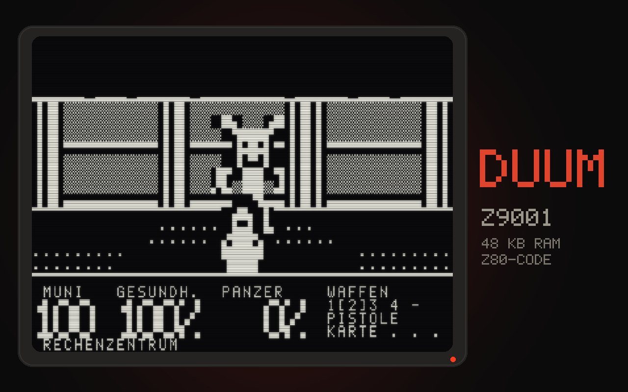 Duum Z9001 – kostenloses Browserspiel auf Player 0o5