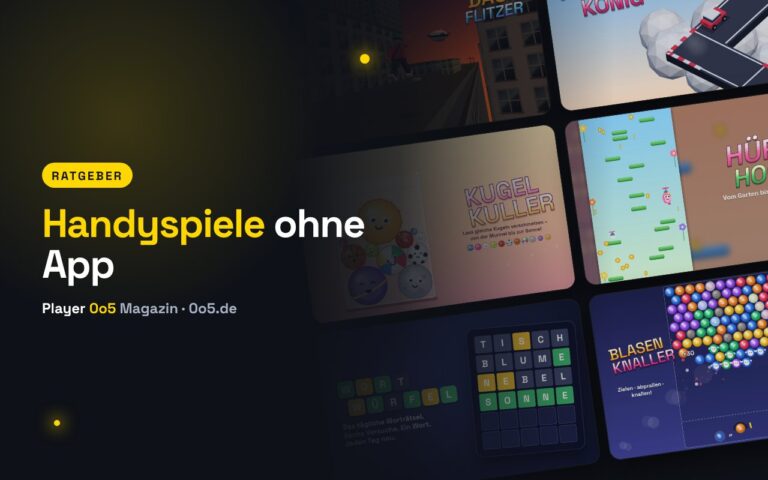 Handyspiele ohne App: kostenlose Browserspiele fürs Smartphone
