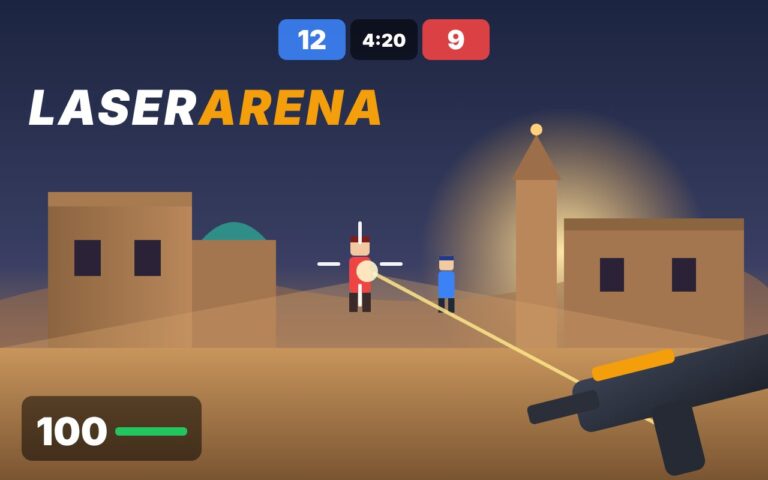 Laserarena: Laser-Tag online spielen – 3D-Matches im Browser
