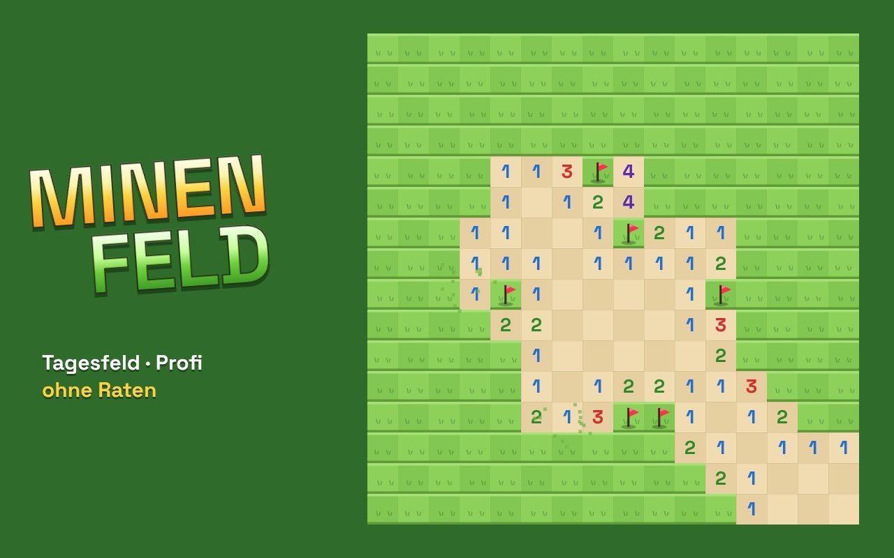 Minenfeld – kostenloses Browserspiel auf Player 0o5