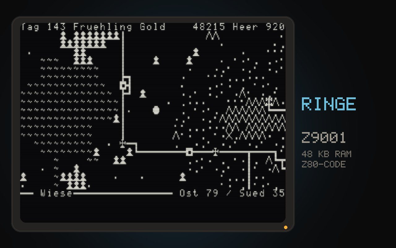 Ringe Z9001 – kostenloses Browserspiel auf Player 0o5