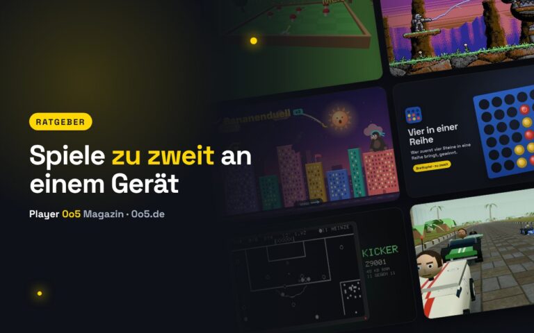 Spiele zu zweit an einem Gerät: kostenlos im Browser spielen