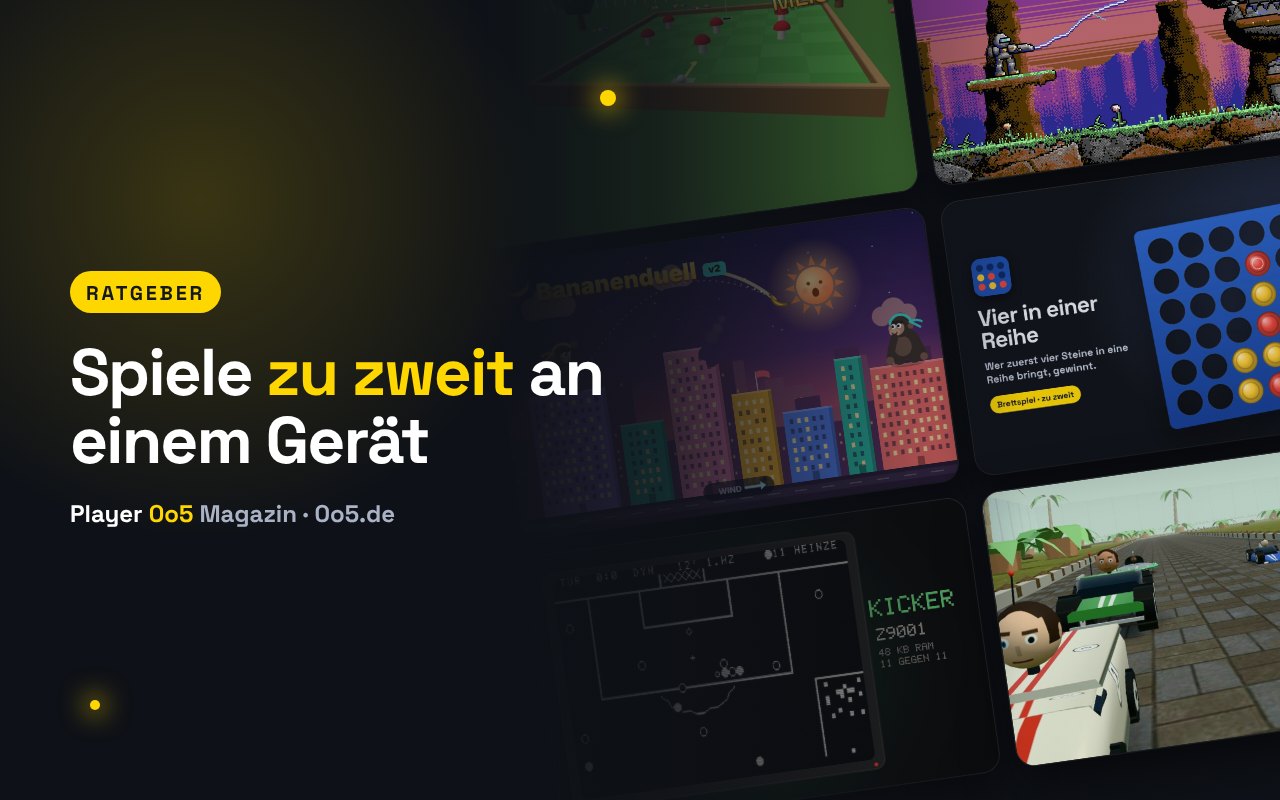 Ratgeber-Titelbild: Spiele zu zweit an einem Gerät: kostenlos im Browser spielen
