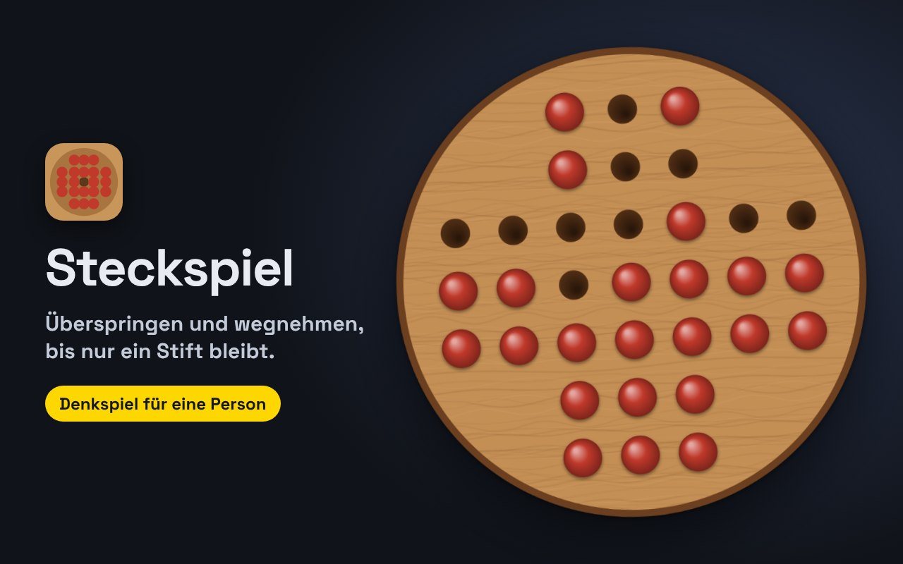 Steckspiel – kostenloses Browserspiel auf Player 0o5