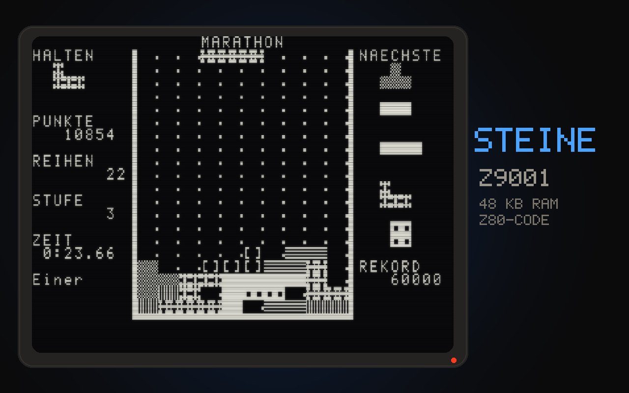 Steine Z9001 – kostenloses Browserspiel auf Player 0o5