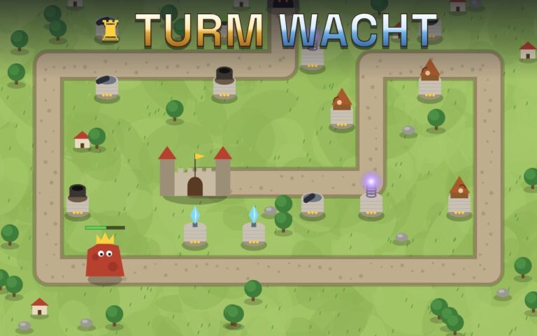Turmwacht: Tower Defense online spielen – 12 Karten, 6 Turmarten