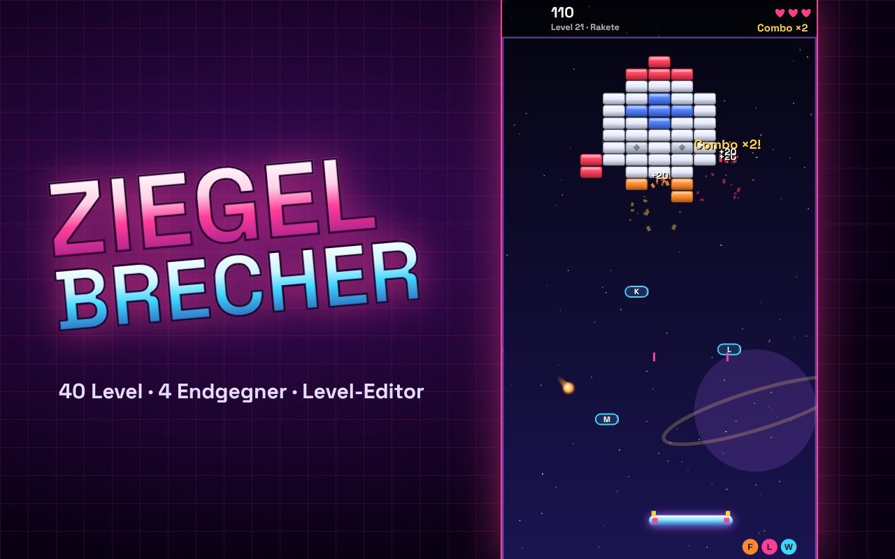 Ziegelbrecher – kostenloses Browserspiel auf Player 0o5